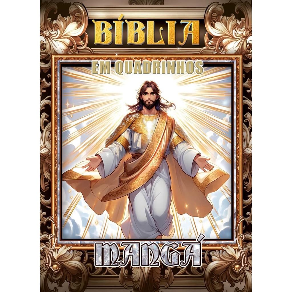 Bíblia em Quadrinhos - Mangá Capa dura Com Marcador