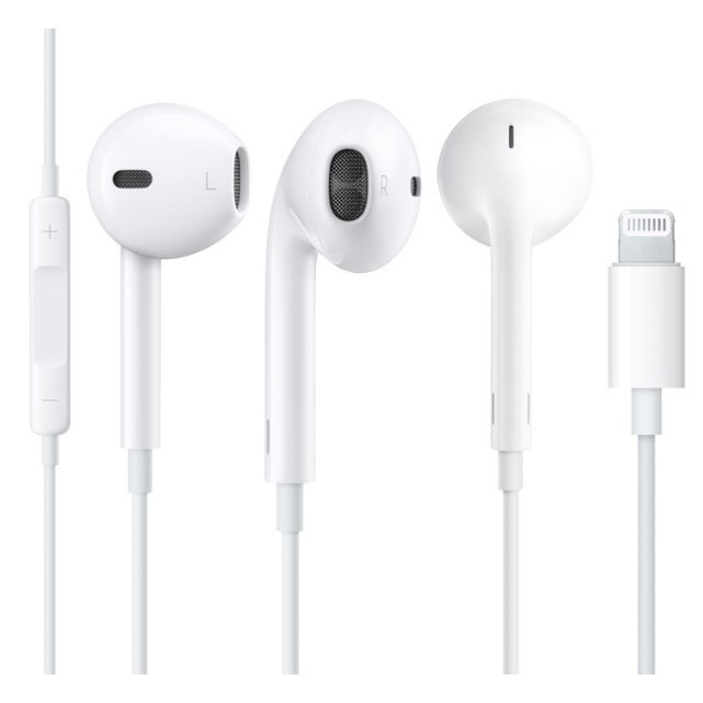 Fone de Ouvido com Fio entrada Lightning EarPods Lightning Connector iPhone 6 ao 14