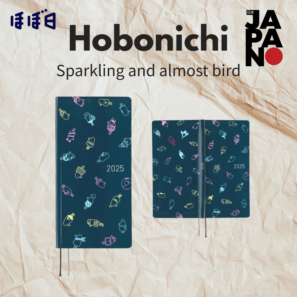 Hobonichi Techo 2025 Weeks Hobonitori/Kirari to Hobonitori April Start Weekly Planner Weekly Left Slim Vertical