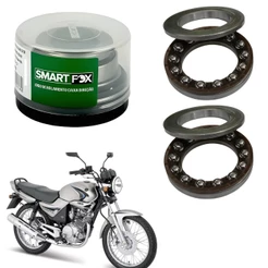 CAIXA DE DIREÇÃO CÔNICO COM ROLAMENTOS YAMAHA CRYPTON 105 115 DT 180 NEO AT115 YBR 125