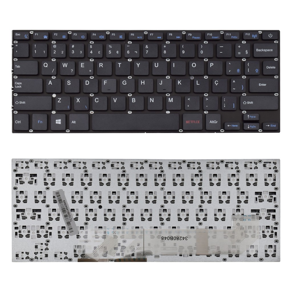 Teclado para Notebook Multilaser PC131