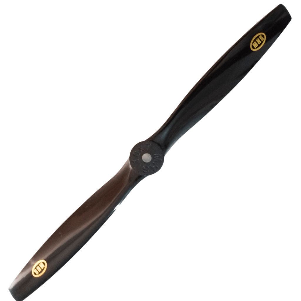 Hélice Mhs Fly 10/7 Nylon Glow para Motor .40 .46 ASP. O.S thundertiger Aeromodelo a combustão