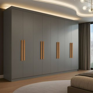 Guarda Roupa Casal 8 Portas 4 Gavetas Paris Espresso Móveis Ônix em Oferta na Shopee