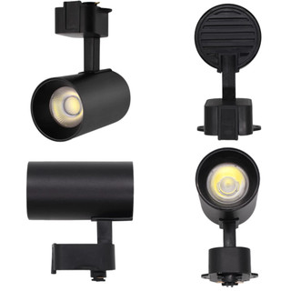 Spot LED para Trilho Eletrificado 20W Preto Luz Branco Quente Bivolt 1 ou 2 Unidades