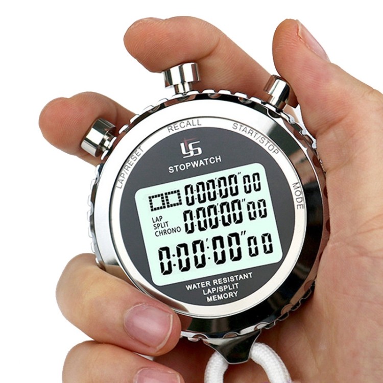 Venda Direta Da Fábrica YS Metal Cronômetro 3 Linhas Display Running Training Timers Eletrônicos , Estilo :-5100 100 Mem