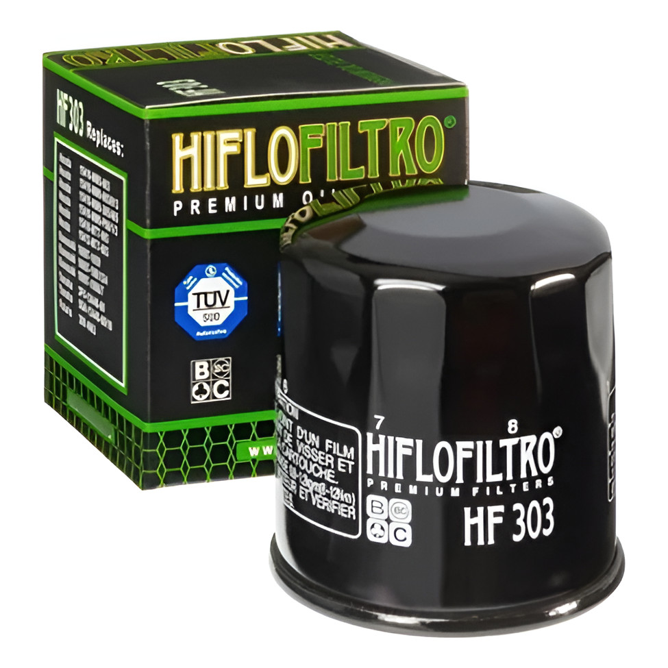 Filtro Óleo Hiflo HF303 Kawasaki Ninja ZX-6R ZX-10R Versys Z750 Z800