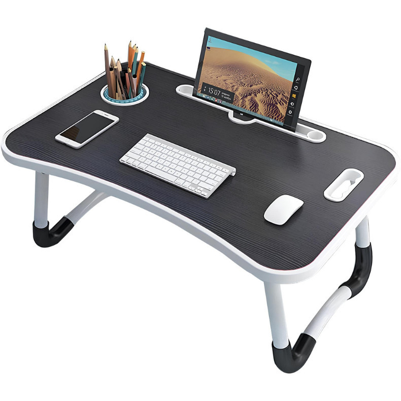 Mesa Notebook Cama Home Office Portátil Apoio Suporte Dobrável Multiuso Computador em Oferta na Shopee
