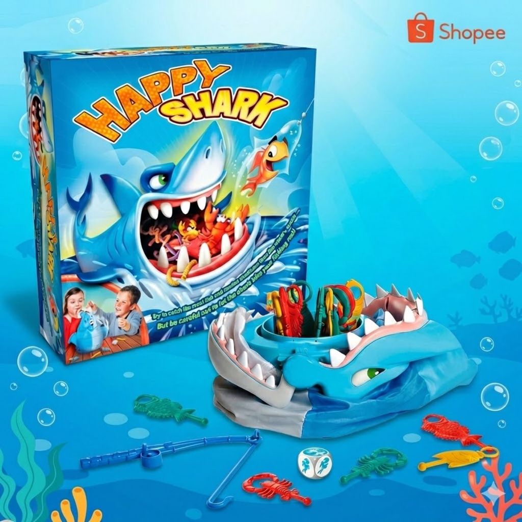 Brinquedo Jogo Tubarão Bocão com Vara de Pescar – Divertido e Educativo em Oferta na Shopee