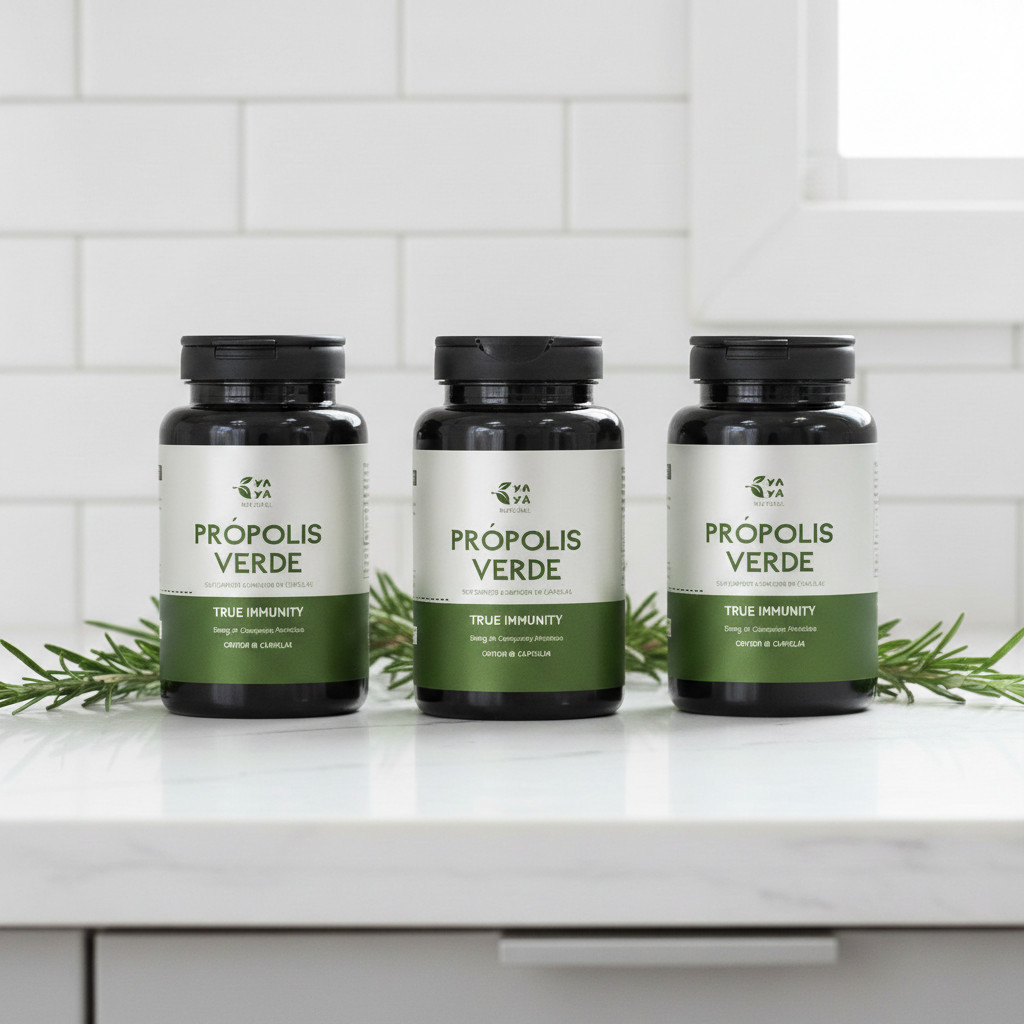 Kit 3 Própolis Verde Premium 500mg com 35mg de compostos fenólicos em capsula em Oferta na Shopee