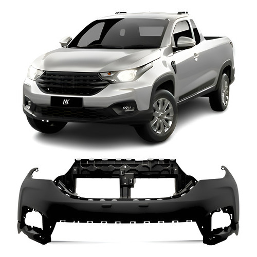 Parachoque Dianteiro Strada 2020 2021 2022 2023 2024 Liso em Oferta na Shopee