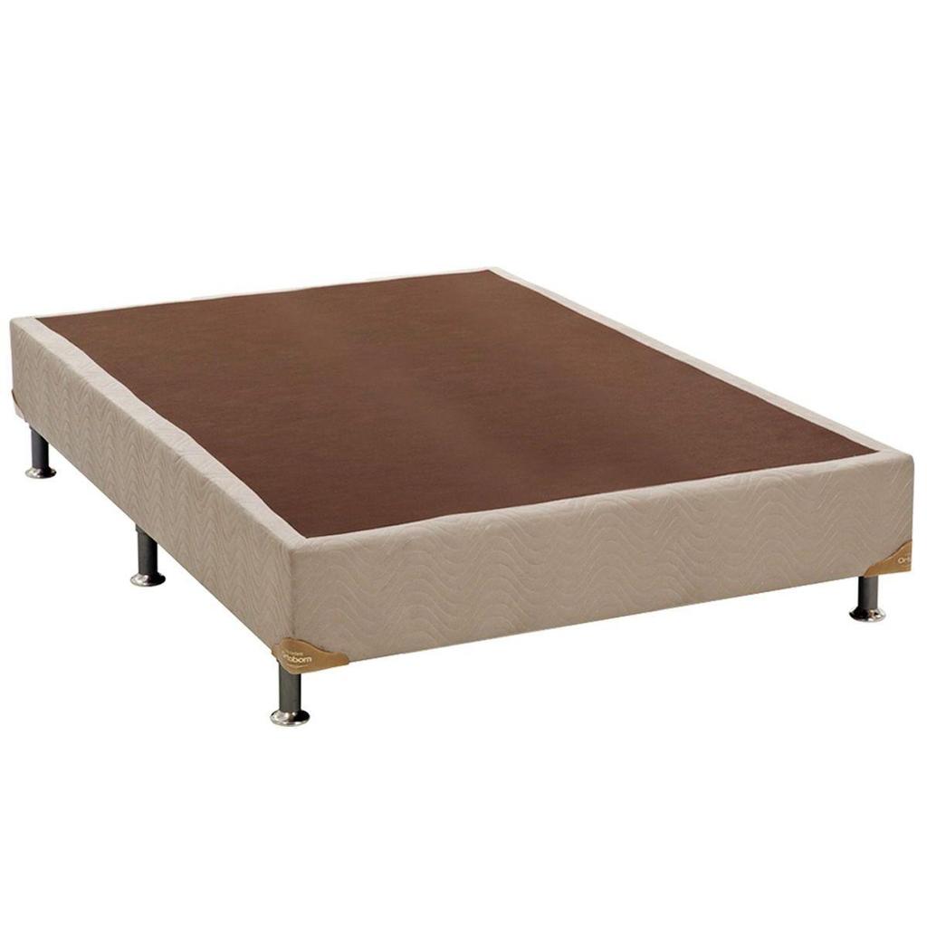 Cama Box Base Casal Universal Suede Clean (138x188x30) - Ortobom em Oferta na Shopee