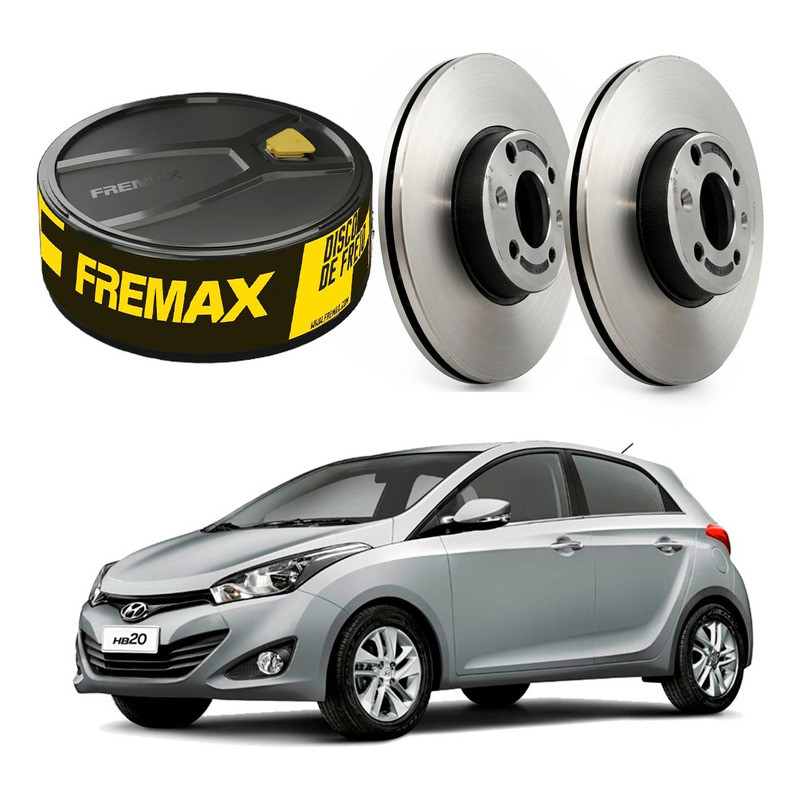 Disco Freio Dianteiro Hb20 1.6 16v 2012 A 2015