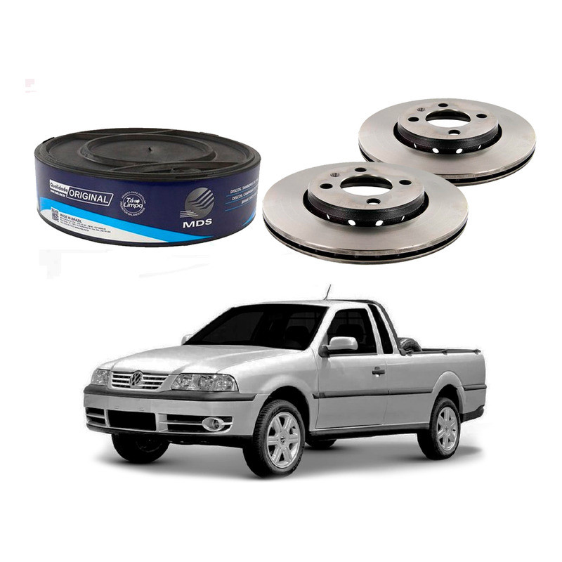 Disco Freio Dianteiro Saveiro G3 1.6 1.8 2.0 2001 A 2005