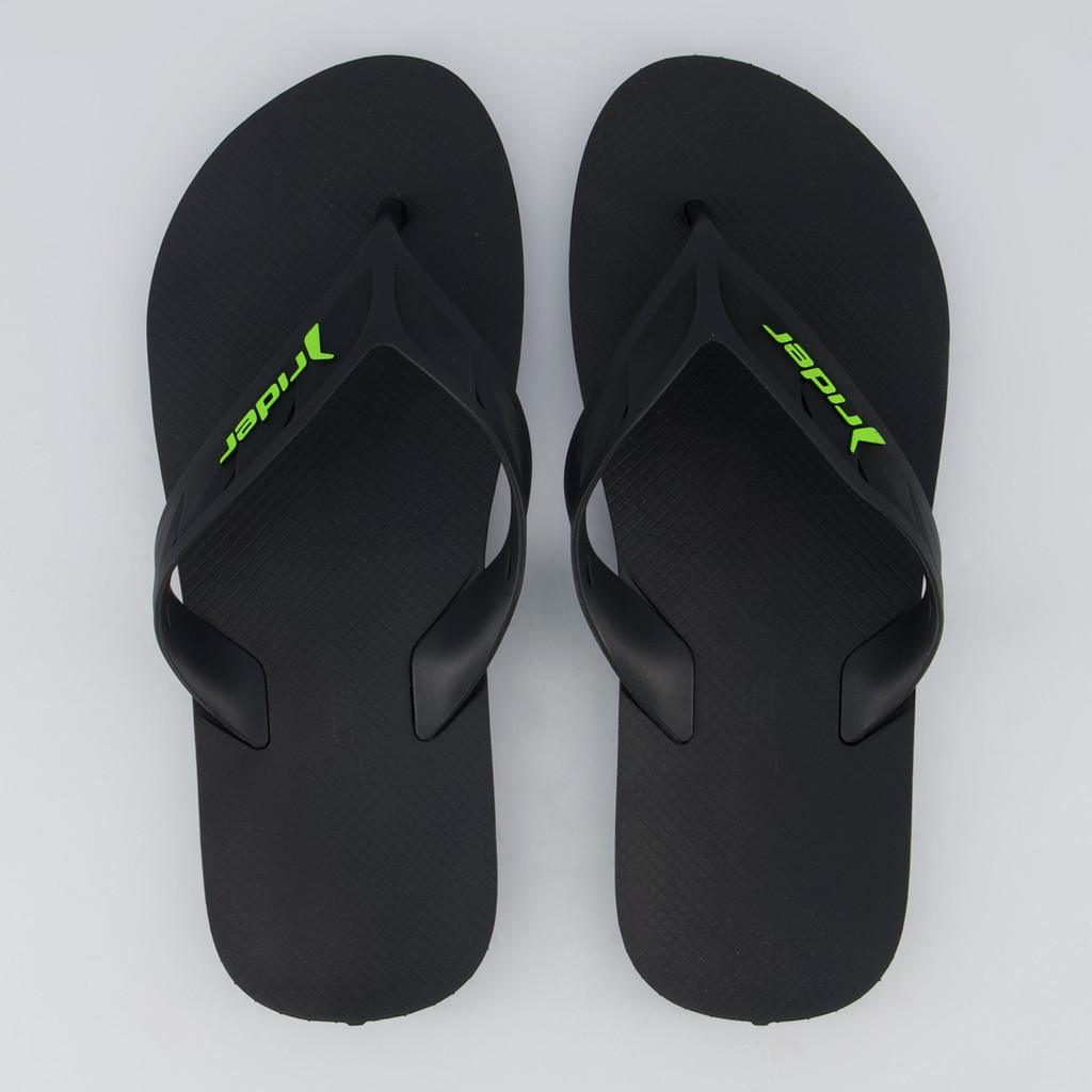 Chinelo Rider Street Preto e Verde