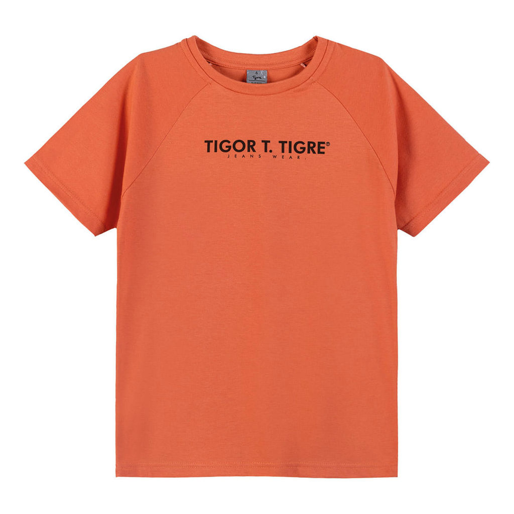 Camiseta Manga Curta Menino Tigor T. Tigre em Oferta na Shopee