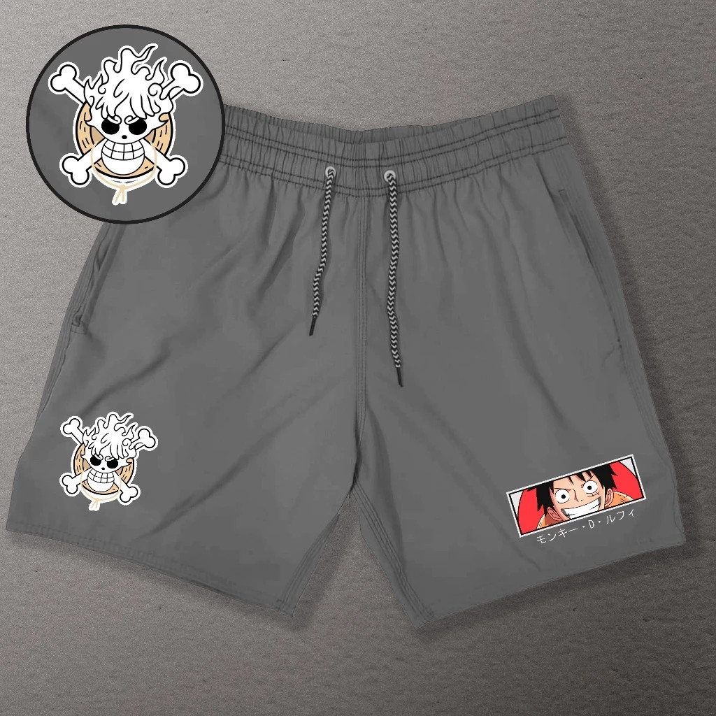 Short Elastano Unissex Anime Japones Estampa Exclusiva Academia Fintess Basquete Skate