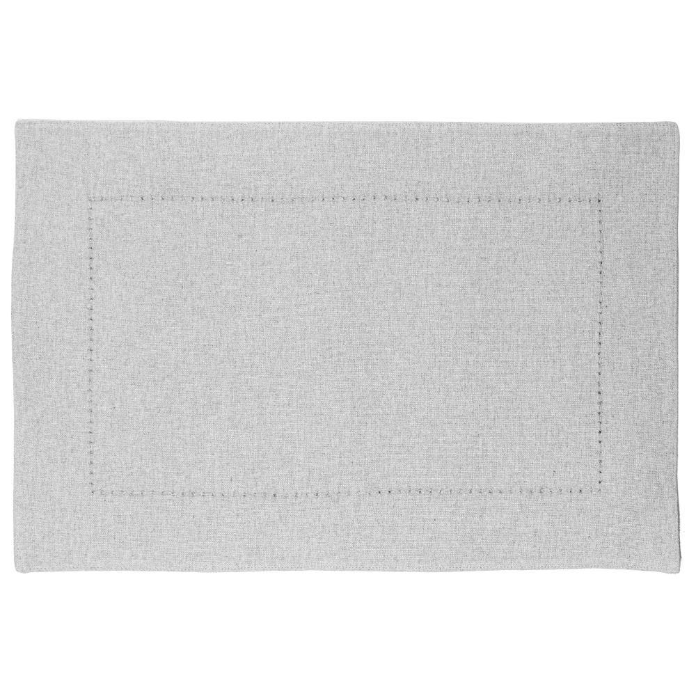 Lugar Americano Lyor Lévis 30cm x 45cm Cinza Algodão em Oferta na Shopee