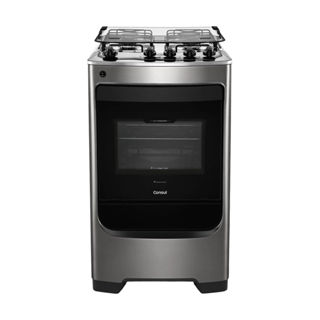 Fogão Consul 4 Bocas Cor Inox com Acendimento Automático - CFO4NAR em Oferta na Shopee