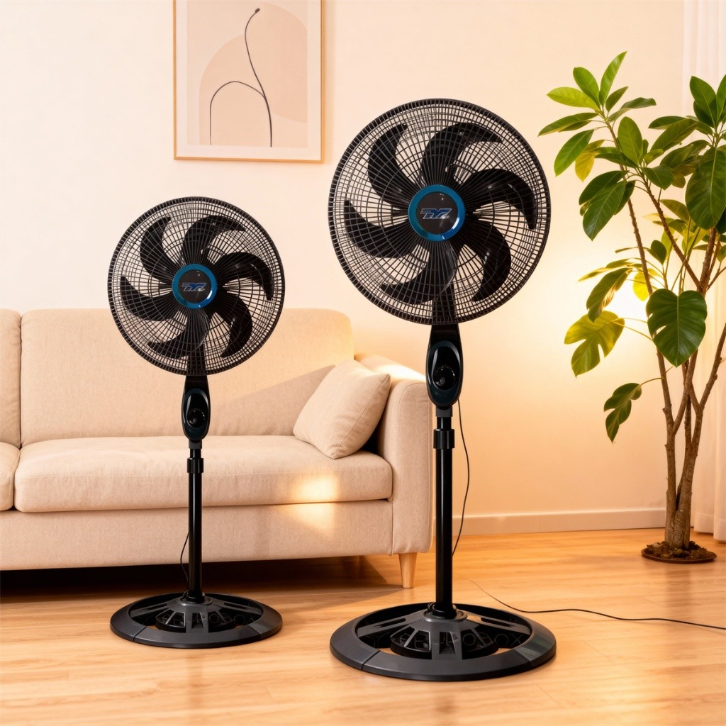 Ventilador 105cm-130cm Ajuste De Altura Livremente 110v 220v Ventilador--Envio imediato em Oferta na Shopee
