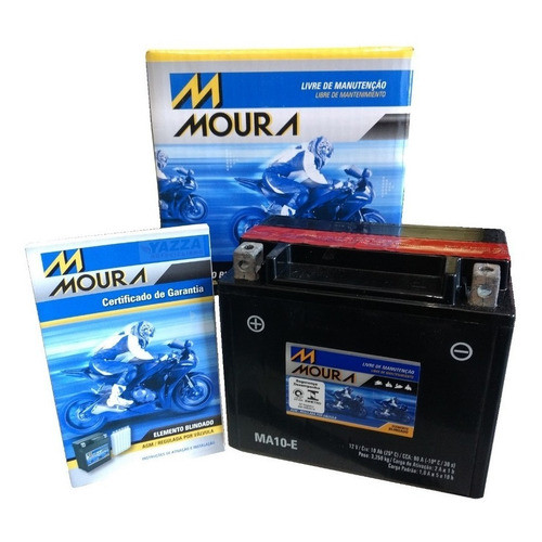 Bateria Moura Bmw F 750gs 850gs F 900 R Xr - Ma10-e Ytx12-bs