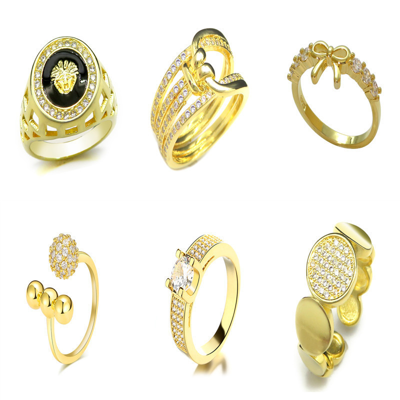 [Anel Fedsolife] Anel de nó estilo ins exclusivo e elegante torcido anel de diamante