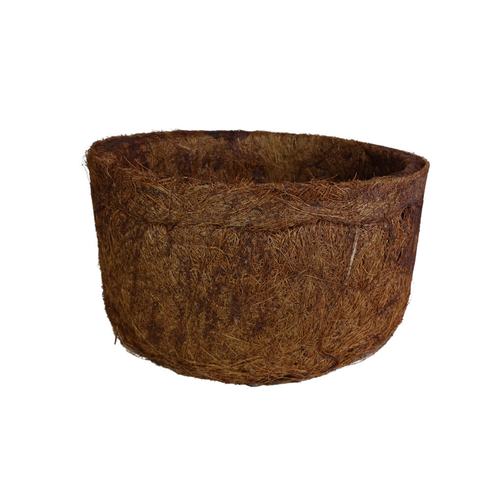 Vaso Xaxim GG em Fibra de Coco para Plantas 14 cmx26 cm, leve, durável, ideal para jardinagem, decoração
