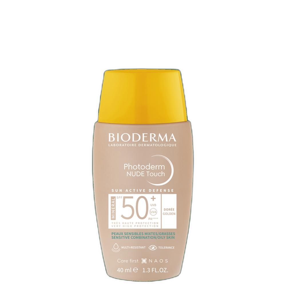 Bioderma Photoderm Nude Touch Mineral FPS50+ 3.0 - Protetor Solar Facial com Cor 40ml