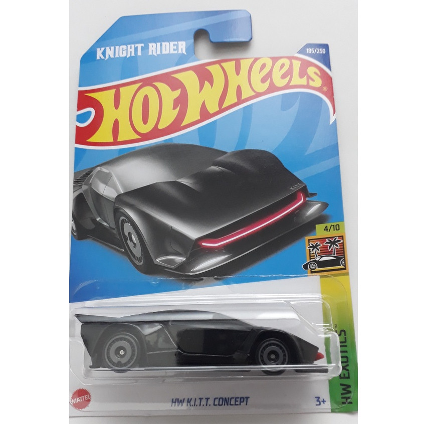 HW K.I.T.T Concept 2022 Preto - 1/64 - Hot Wheels - Mattel - Lote M - Knight Rider
