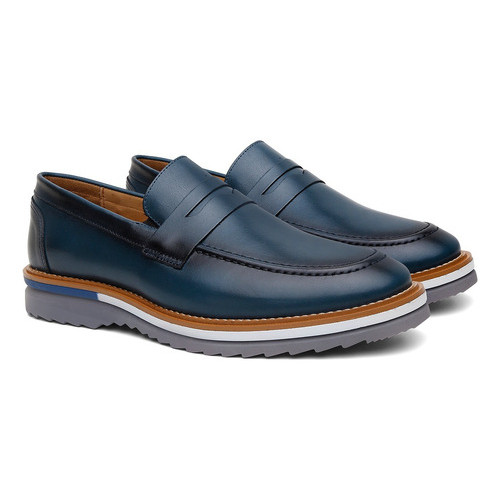 Sapato Masculino Loafer Couro Premium Conforto Diário Modelo Casual Elegante para Trabalho