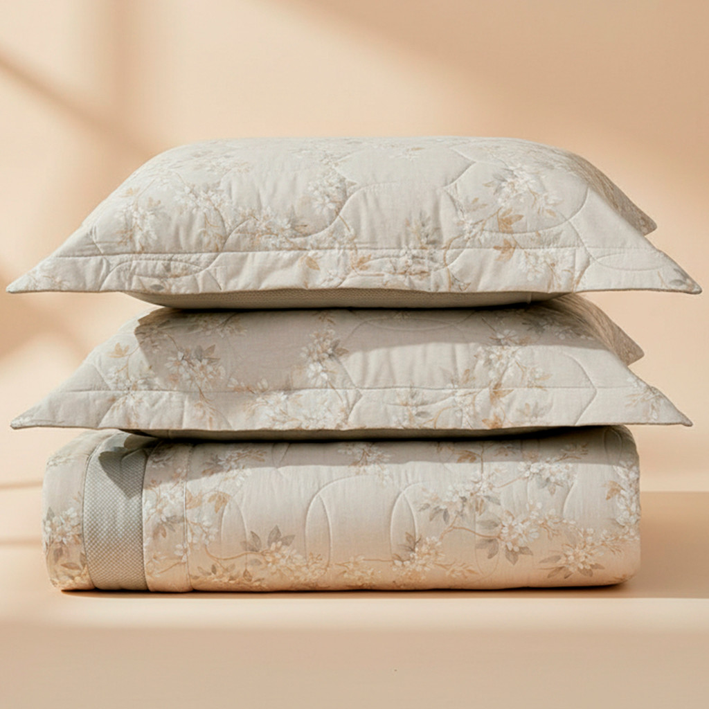 Jogo de Colcha Queen Karsten Percal 200 Fios 100% Algodão Estampado Cama Dobra Feita Luxo 3 Peças em Oferta na Shopee