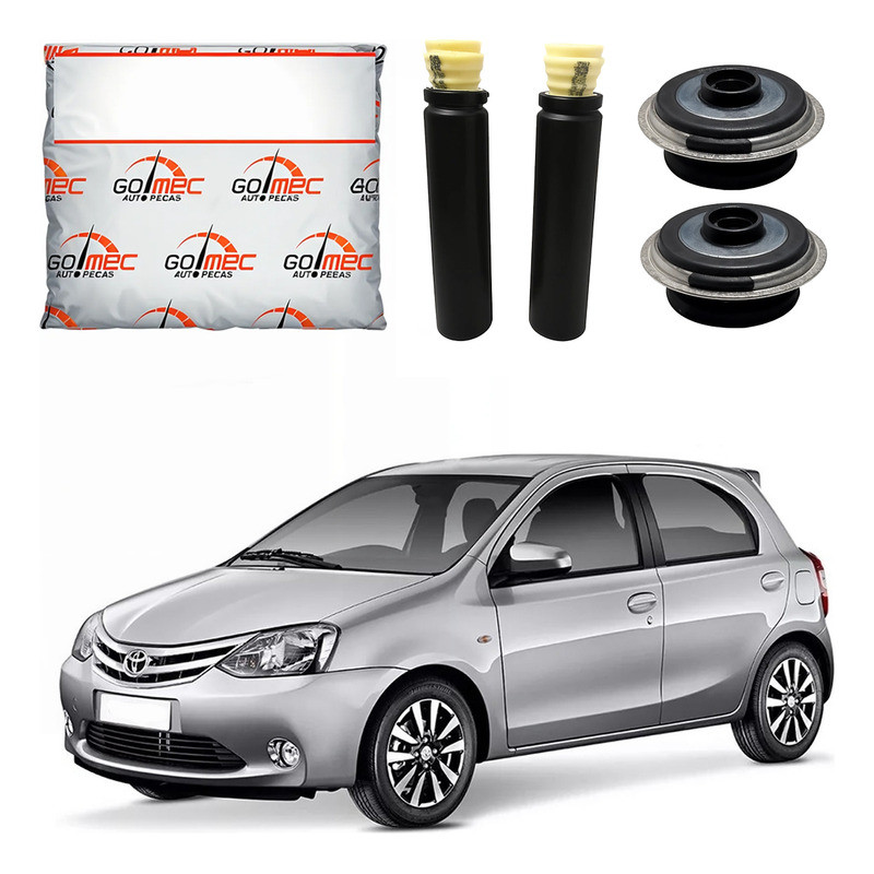 Kit Batente Traseiro Etios 1.3 1.5 2012 A 2016