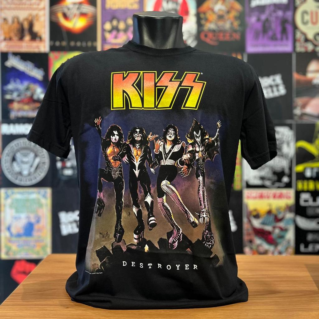 CAMISETA STAMP KISS DESTROYER