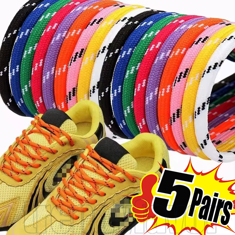 2/3/5 Pares De Cadarços Longos Coloridos De 100 Cm-Acessórios Para Sapatos De Botas-Cordão Elástico Grosso Durável-Espor