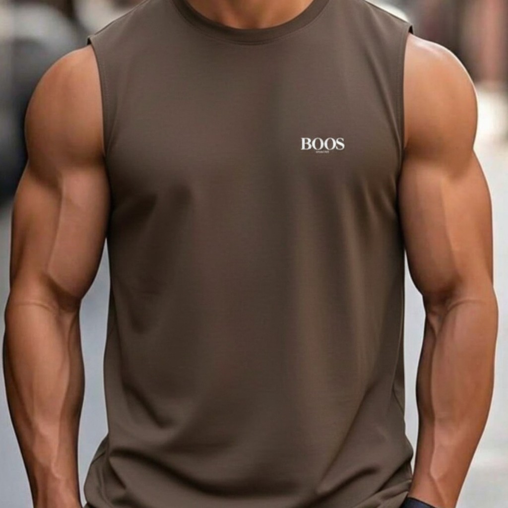 Regata Masculina Camiseta 100% Algodão Gola Redonda Confortável Streetwear Casual Verão  Academia em Oferta na Shopee