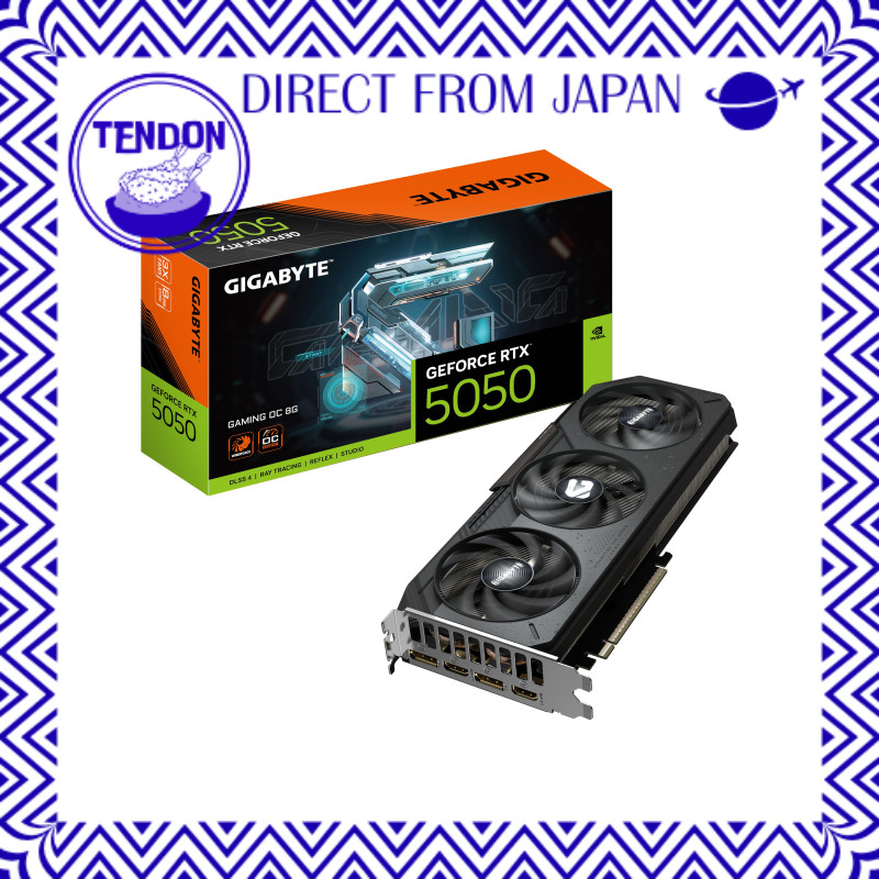 GIGABYTE NVIDIA GeForce RTX 5050 Placa de vídeo com GDDR6 8GB GIGABYTE Produto oficial nacional GV-N5050GAMING OC-8GD