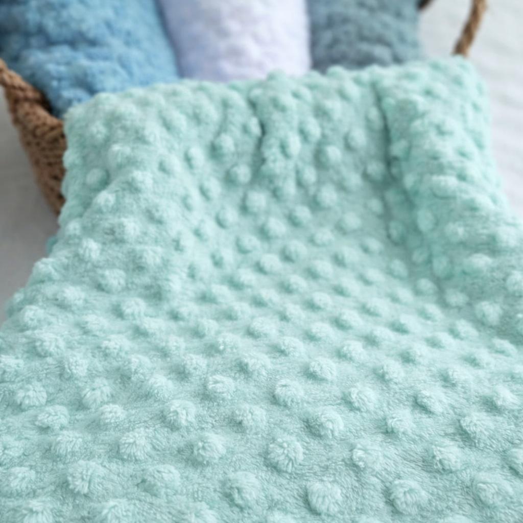 MANTINHA PARA BEBÊ LISA BOLINHA 1,10 X 0,80 CM em Oferta na Shopee