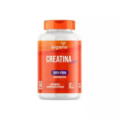 Creatina Caps 100% Pura Monohidratada - 180 Cápsulas - Bigens