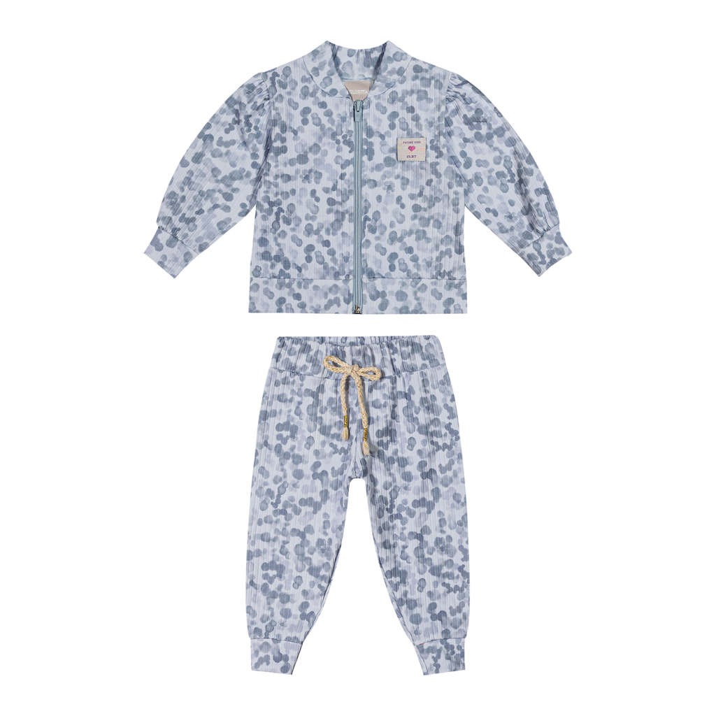 Conjunto Bebê Menina Jaqueta e Calça Poás Colorittá Cinza