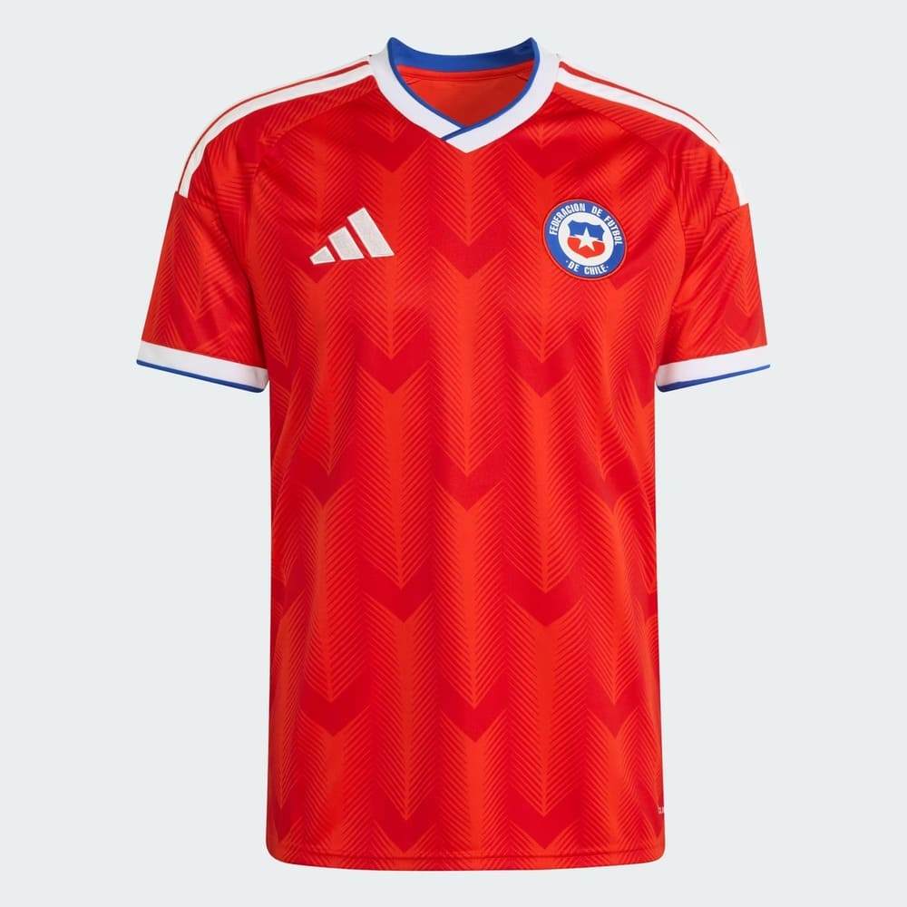 Camisa Chile I Adidas 2026 Vermelha