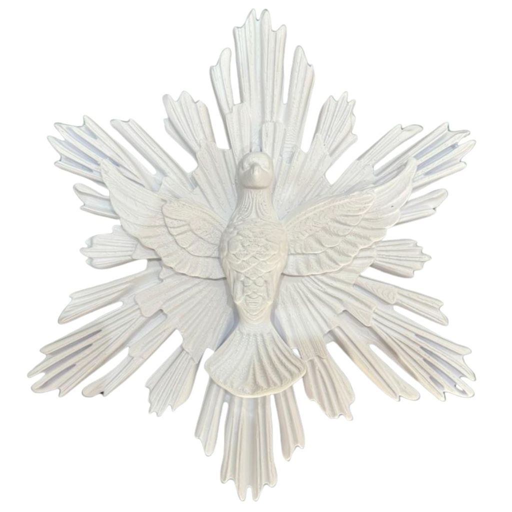 Enfeite Divino Espirito Santo Branco Para Altar E Oratorio