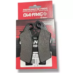 PASTILHA DE FREIO DIANT. BIZ 125 06-17/BROS 150-160 03-17/XRE 300/FALCON/CRF 230 - DIA FRAG