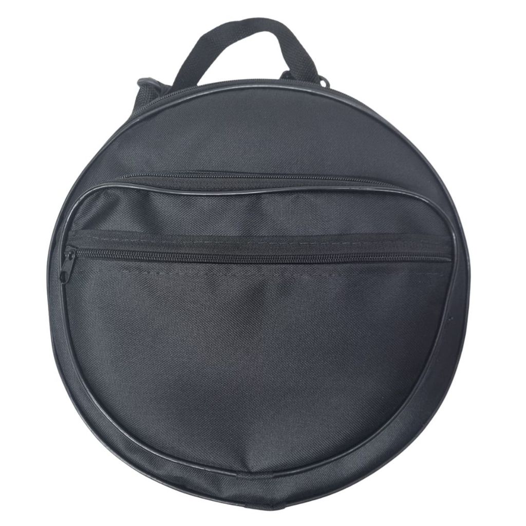 Capa Bag Bolsa Kit de Pandeiro Meia Lua Triângulo Luxo Preta em Oferta na Shopee