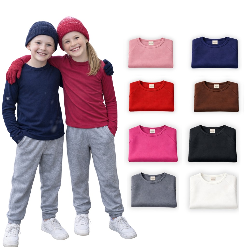 Blusa de Manga Longa Térmico e Peluciada Frio Segunda Pele 10 a 16 Camiseta Termica Quentinha em Oferta na Shopee