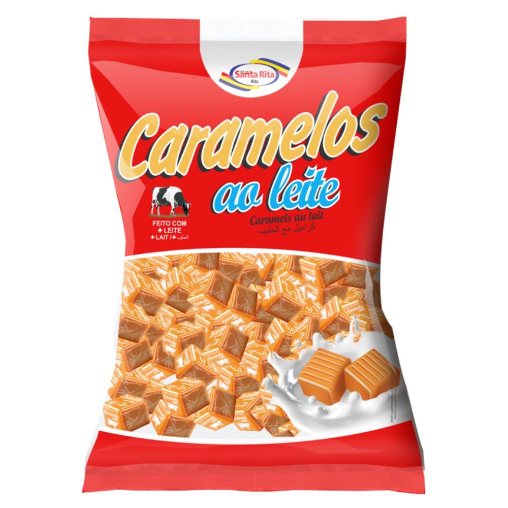 Bala Santa Rita Caramelo ao Leite 150g em Oferta na Shopee