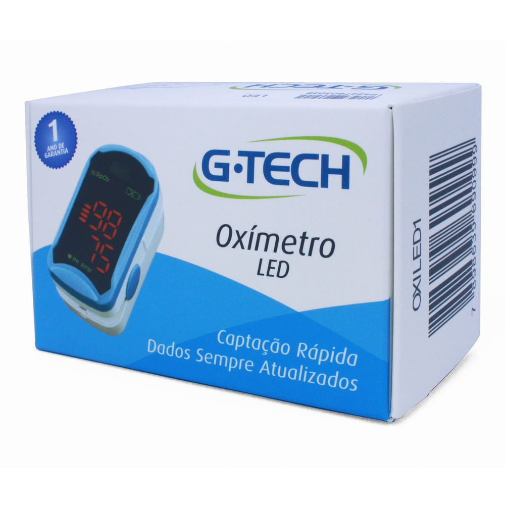 Oxímetro G-TECH de Pulso Led Portátil OXILED1 1 Unidade em Oferta na Shopee