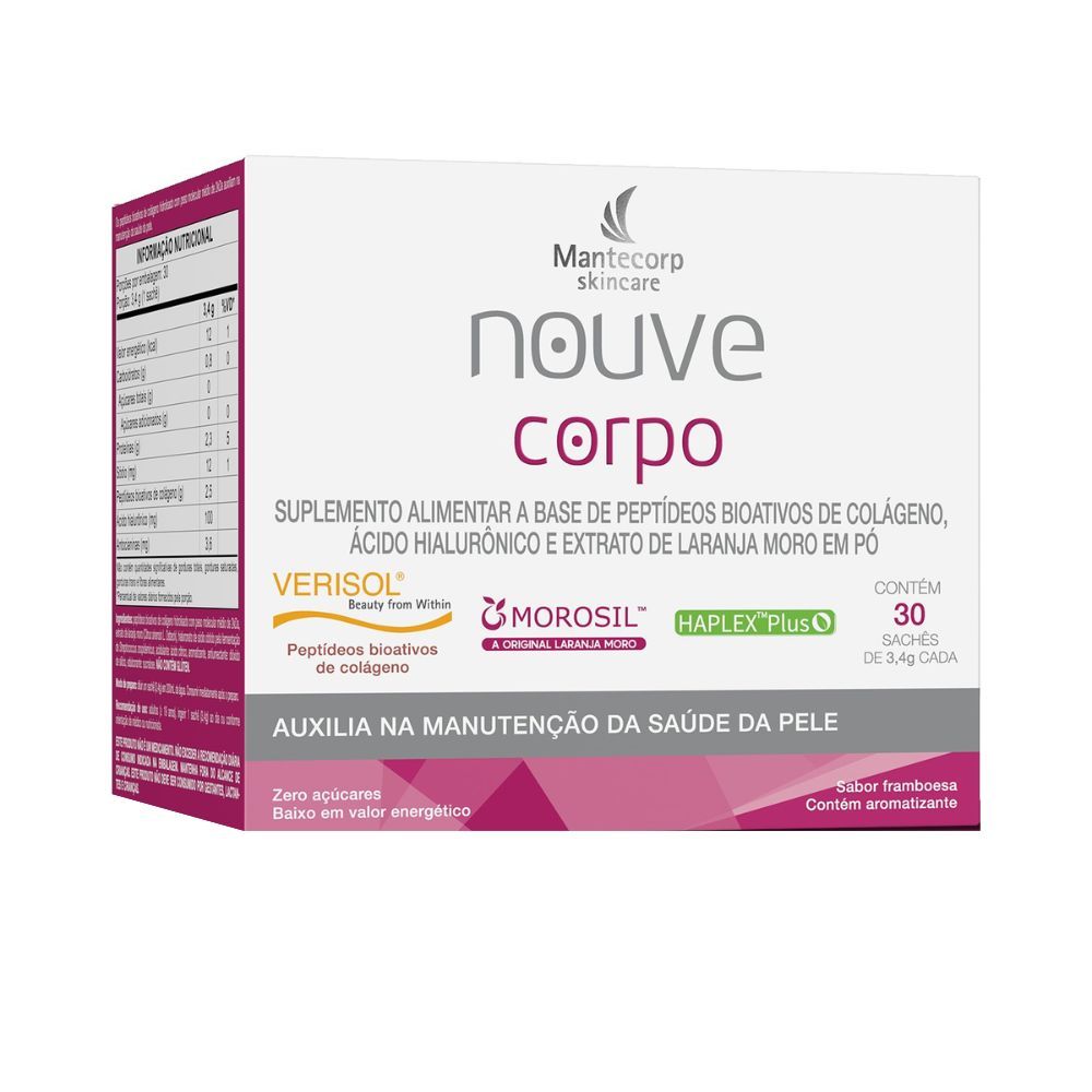 Nouve Corpo Mantecorp Skincare com 30 Sachês em Oferta na Shopee