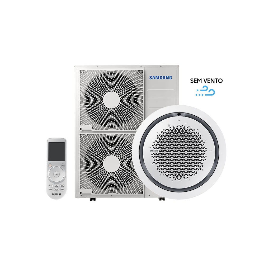 Ar Condicionado Inverter Cassete 360  WindFree com WiFi 47.000 BTUs Quente/Frio em Oferta na Shopee