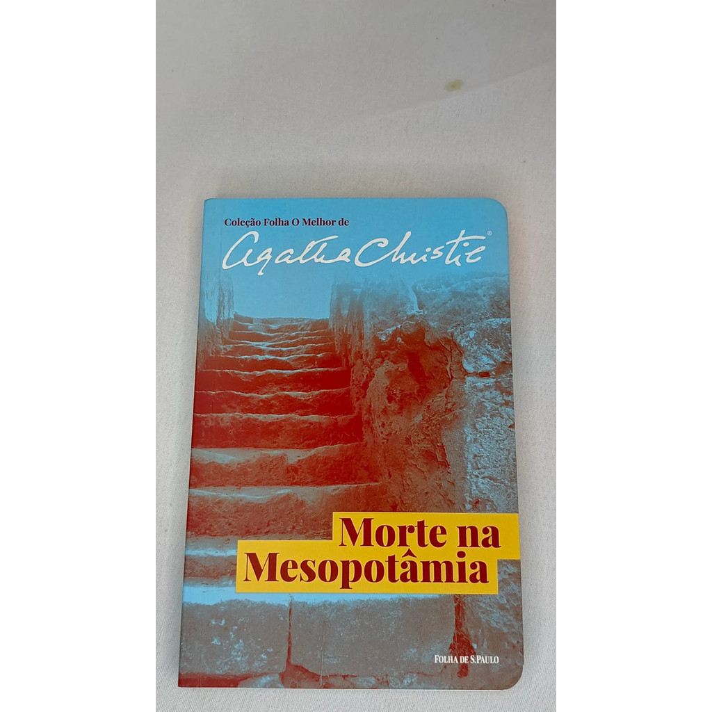 Livro Morte Na Mesopotâmia - Agatha Christie - Coleção Folha