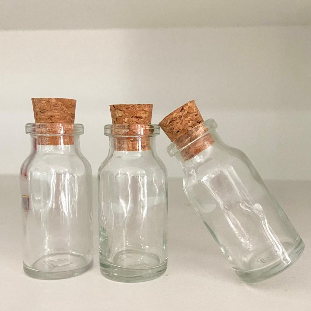 Vidro Penicilina 10ml com Rolha Kit 20 unidades lembrancinha terrário