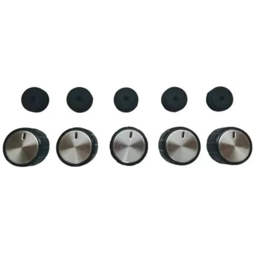 Kit 5 Botão Manipulador Fogão Cooktop Fischer Platinium